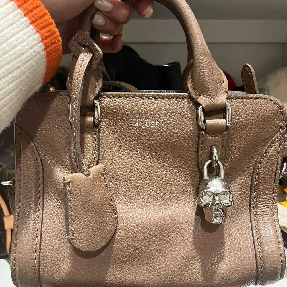 McQueen mini satchel.
